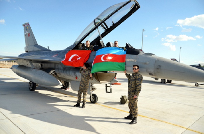 Pilots of Azerbaijani, Turkish air forces destroy conditional terrorists